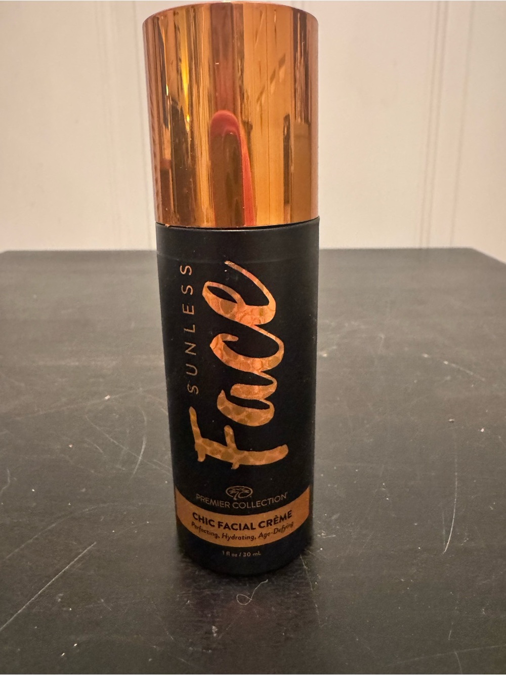 Palm Beach Tan Sunless Face Chic Facial Crème 1oz - Half Full